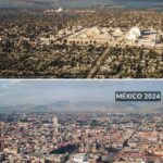 Una representación de la Ciudad de México antes llamada Tenochtitlan.