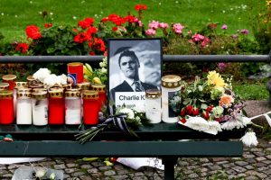 Berlin vigil in reaction to US political activist Charlie Kirk's assassination