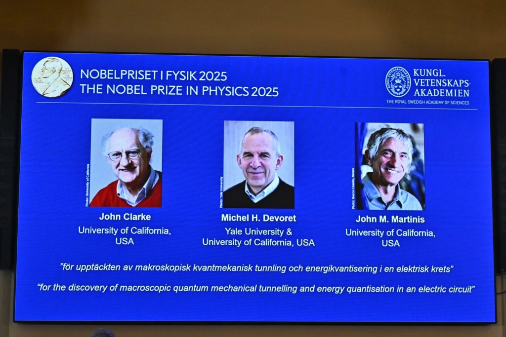 2025 Nobel Prize in Physics announcement